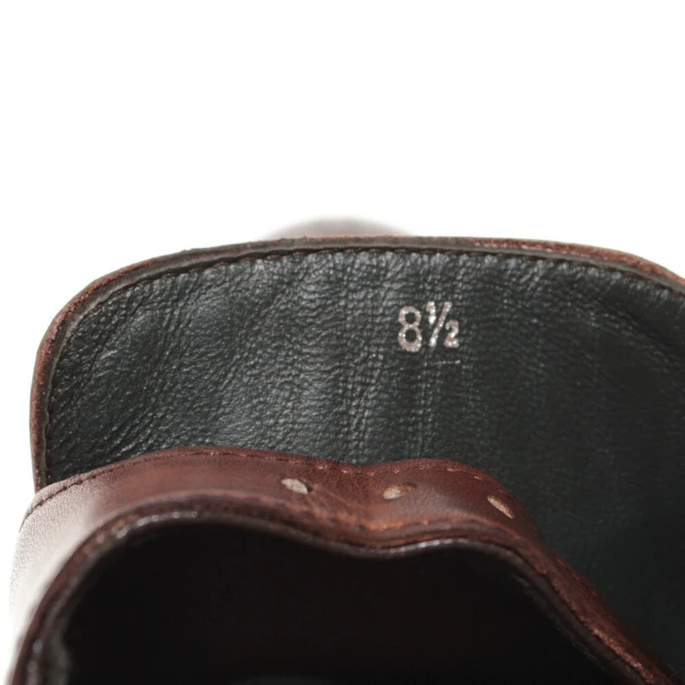 Pastori NWB Single Monk Strap Dress Shoes Size 8.5 US in Whiskey Brown Leather
